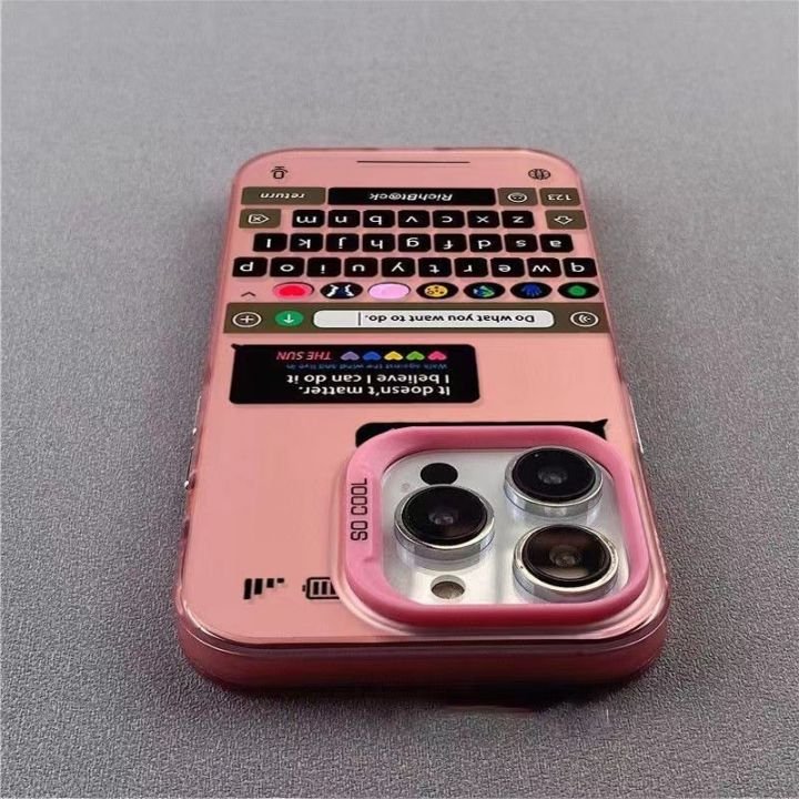 Bulk Colours Print Keyboard Design Hard PC Phone Case For iPhone 15 14 13 12 11 pro max Shockproof Protect Back Cover Shell