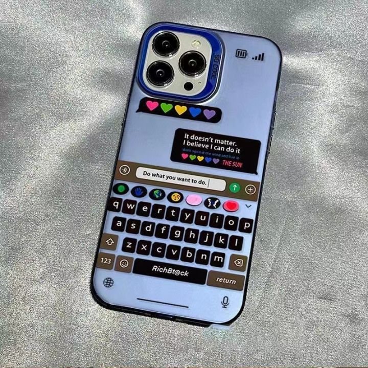 Bulk Colours Print Keyboard Design Hard PC Phone Case For iPhone 15 14 13 12 11 pro max Shockproof Protect Back Cover Shell