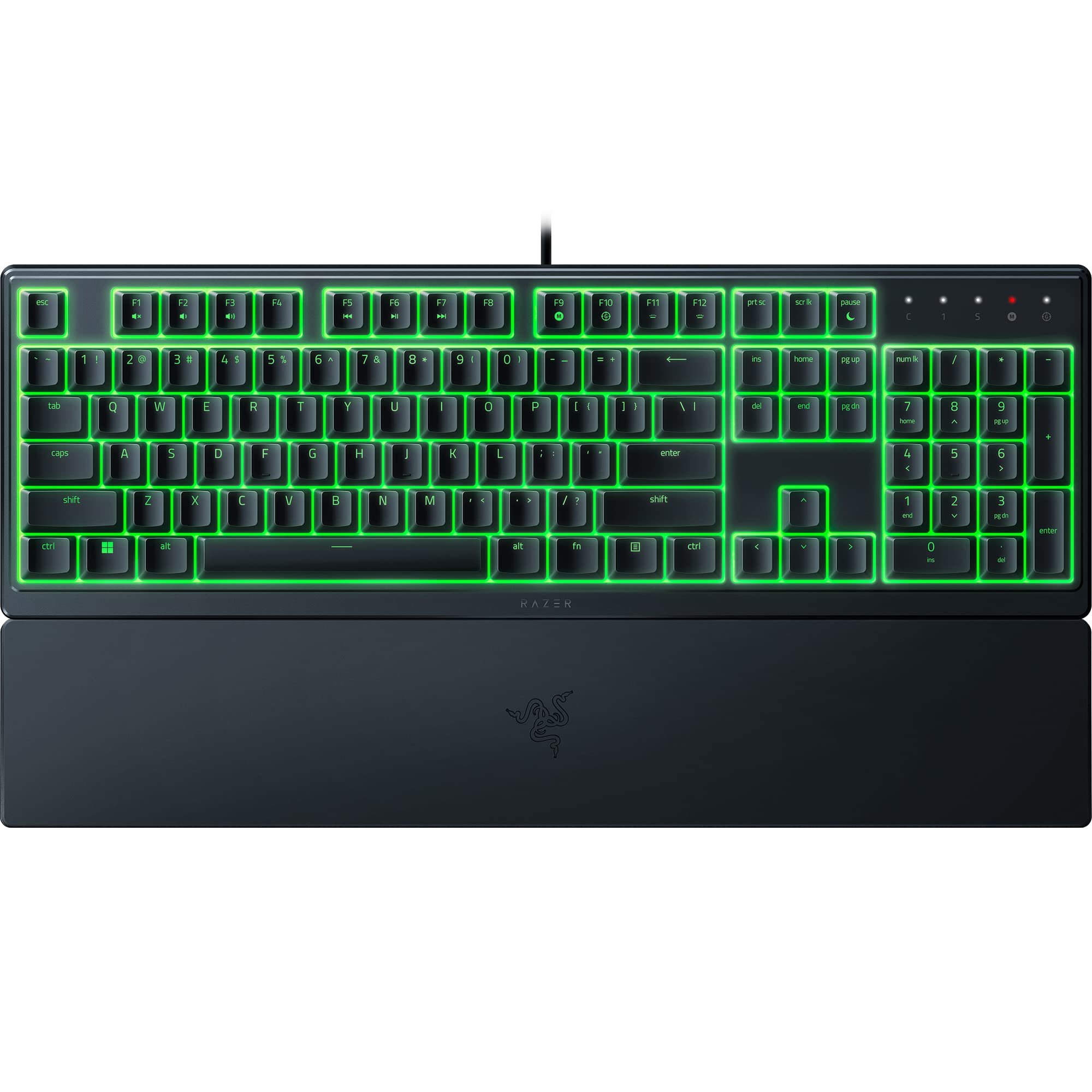 Razer Ornata V3 X Keyboard Gaming Electronics Keyboard Silent Membrane Switches UV-Coated Keycaps Ergonomic Keyboard