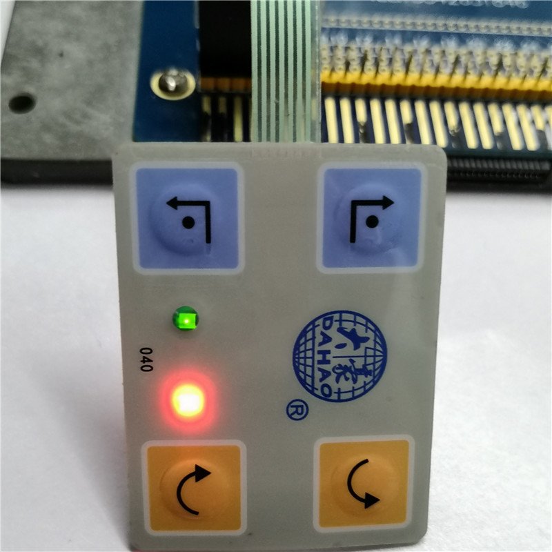 Brand new metal dome tactile push membrane switch with LED
