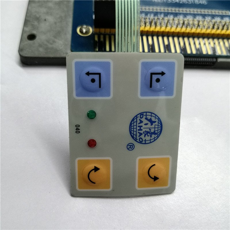 Brand new metal dome tactile push membrane switch with LED