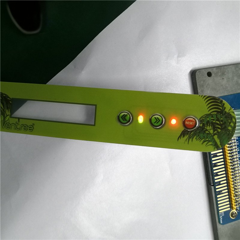Brand new metal dome tactile push membrane switch with LED