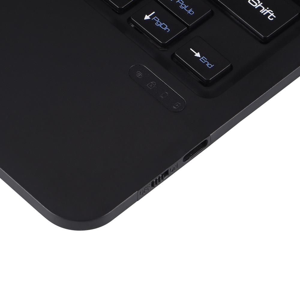 Wireless keyboard for 9"-11" inch tablet for laptop for phone can connect to three devices at the same time switch freely