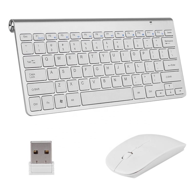 2.4G USB Wireless Office Keyboard and Mouse combo Mini Multimedia Keyboard Mouse Set For Notebook Laptop Mac Desktop PC