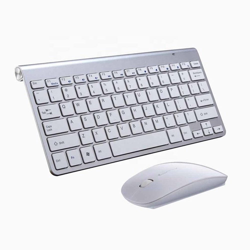 2.4G USB Wireless Office Keyboard and Mouse combo Mini Multimedia Keyboard Mouse Set For Notebook Laptop Mac Desktop PC