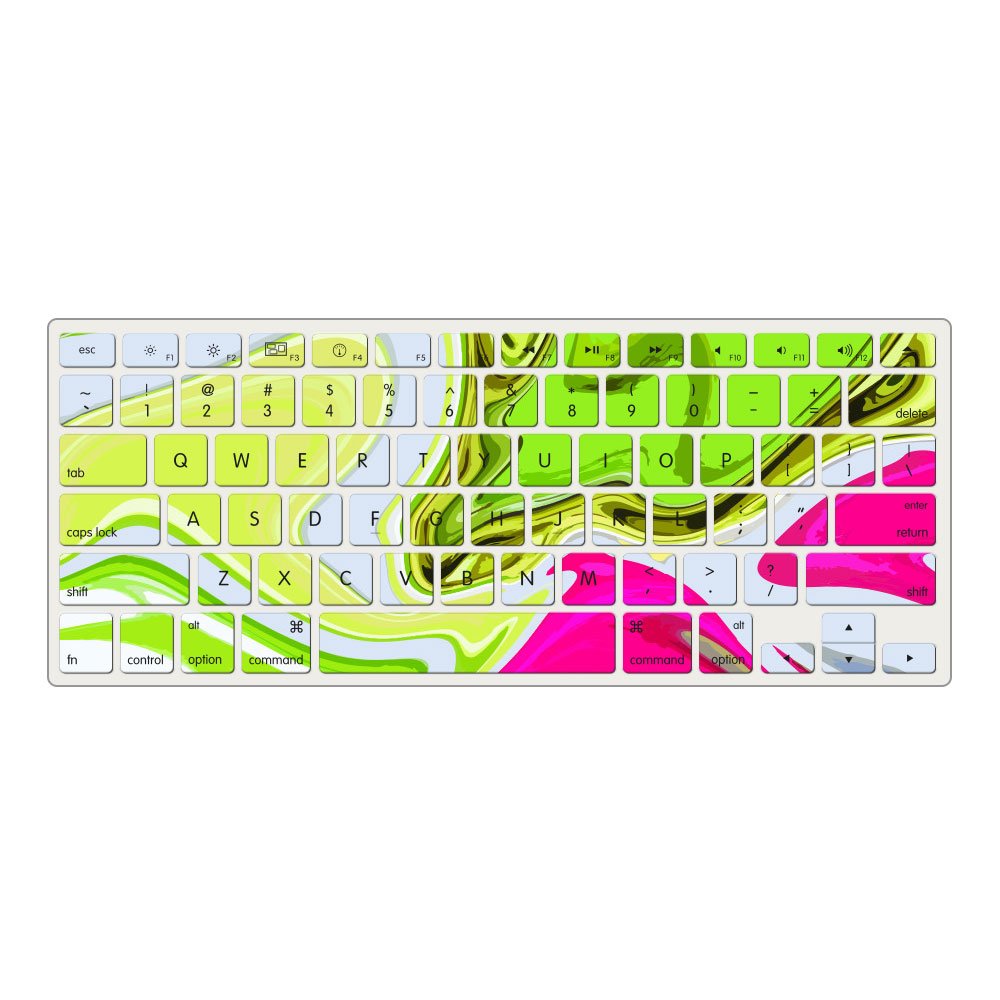 Color Customize Waterproof Colored Laptop Keyboard Silicone Skin Keyboard Cover For Macbook