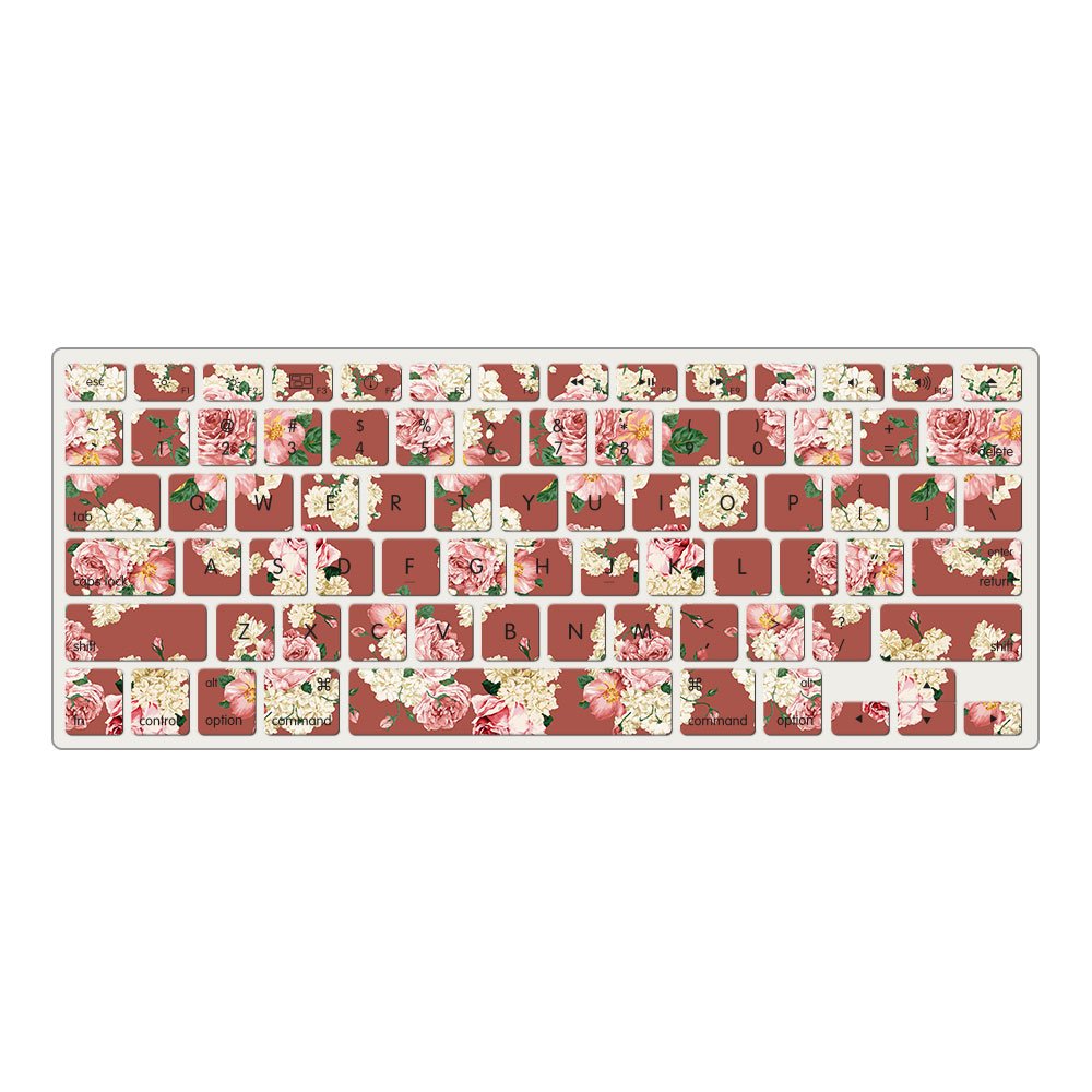 Color Customize Waterproof Colored Laptop Keyboard Silicone Skin Keyboard Cover For Macbook