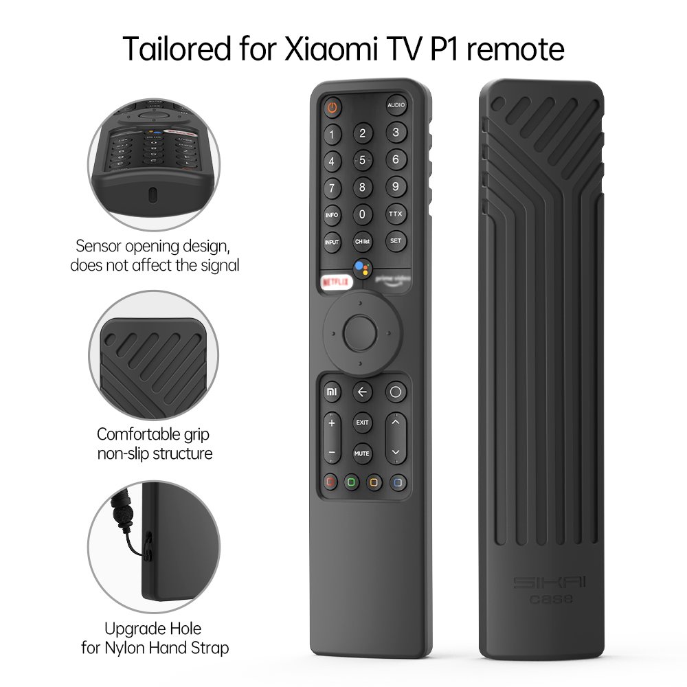 Silicone Remote Control Case For Xiaomi Mi TV P1 50 43 P1E Q1 75 Q1E 55 XMRM-19 Voice Cover Remote Shell
