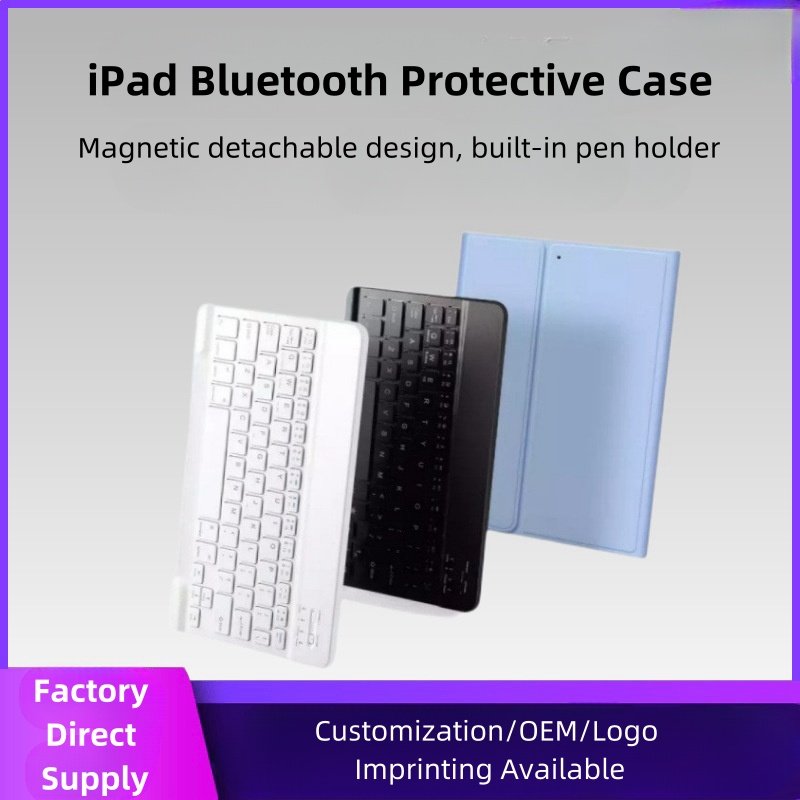 Magnetic Keyboard Cover for 10th Generation iPad with Pencil Holder, Stand, and Folio Protection for iPad 10.9-inch 2022 Model