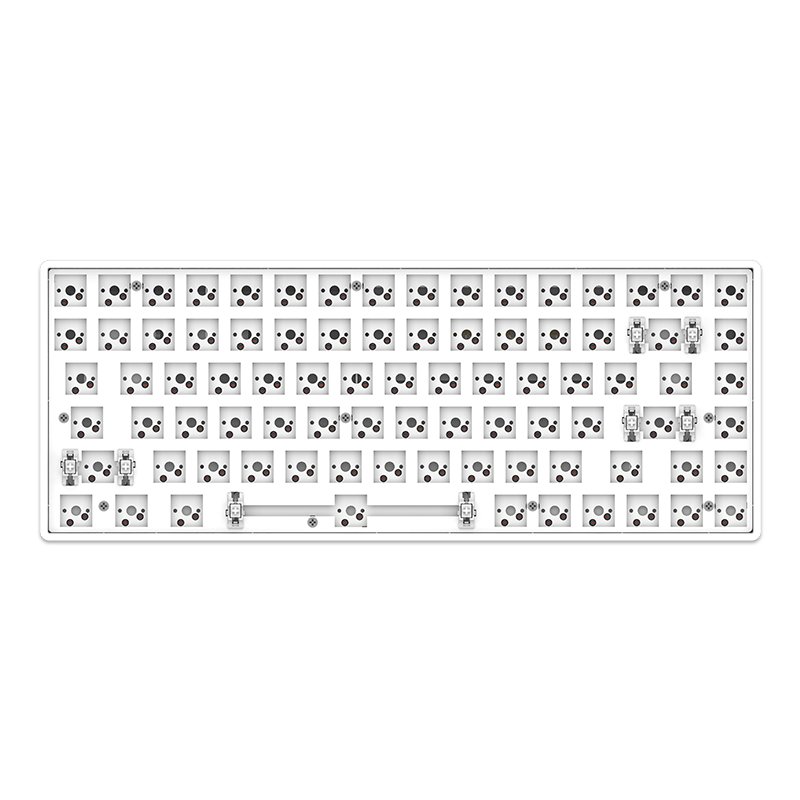 OUSAID DK84 Gasket Structure Custom Keyboard Gaming Mechanical DIY RGB backlit 87 keys Wireless Keyboard