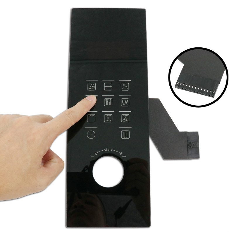 Manufacturer Capacitive Touch Membrane Switch LED Touch Panel RS232 Illuminated Numeric Keypads For Control Panel