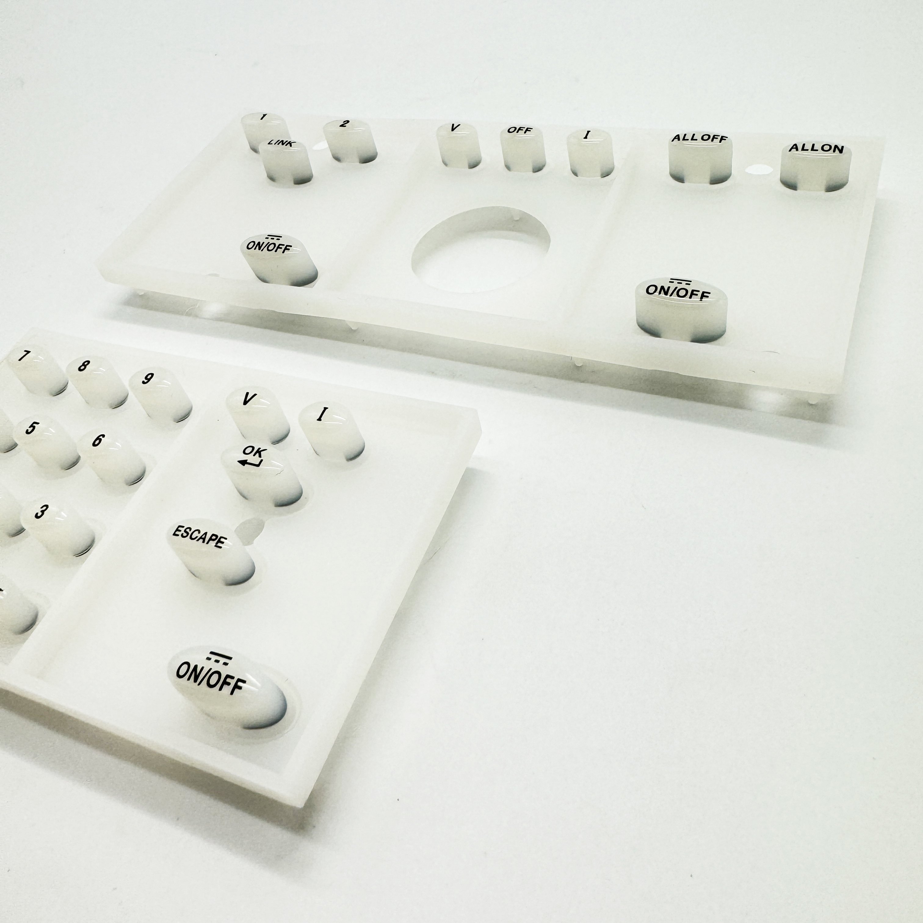 OEM ODM.Professional custom silicone products, used for medical equipment Button keyboard, using advanced Epoxy coating process