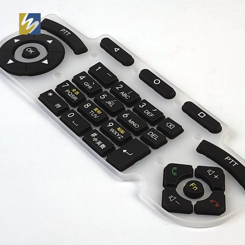 silicone key custom keyboard switch button raw material silicone rubber products