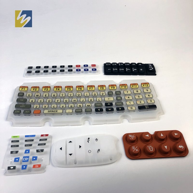 silicone key custom keyboard switch button raw material silicone rubber products