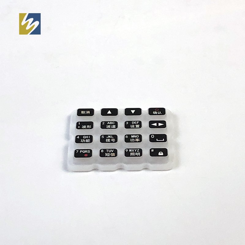 silicone key custom keyboard switch button raw material silicone rubber products