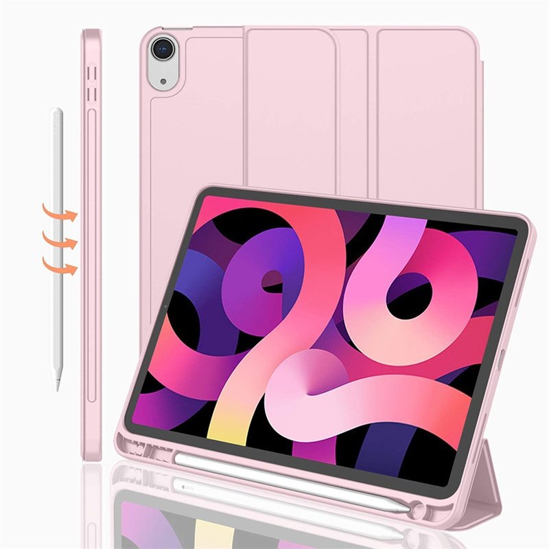 For ipad pro air 2 mini 5 9th 10 10th 10.2 11 10.9 12.9 generation protective cover smart tablet case 2018 with soft tpu for kid