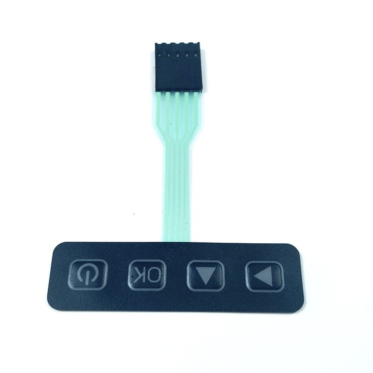 Silver ink Autotex F150 with 3M LSE adhesive membrane keypad switch for control