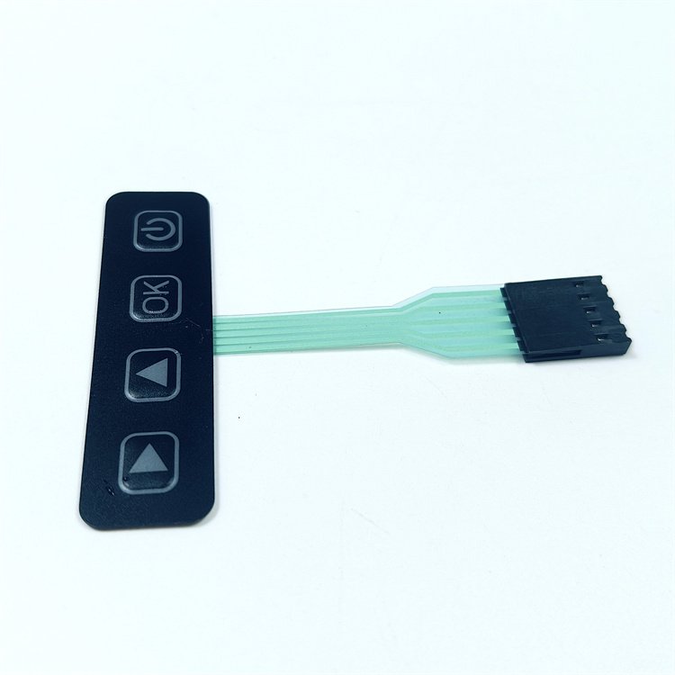 Silver ink Autotex F150 with 3M LSE adhesive membrane keypad switch for control