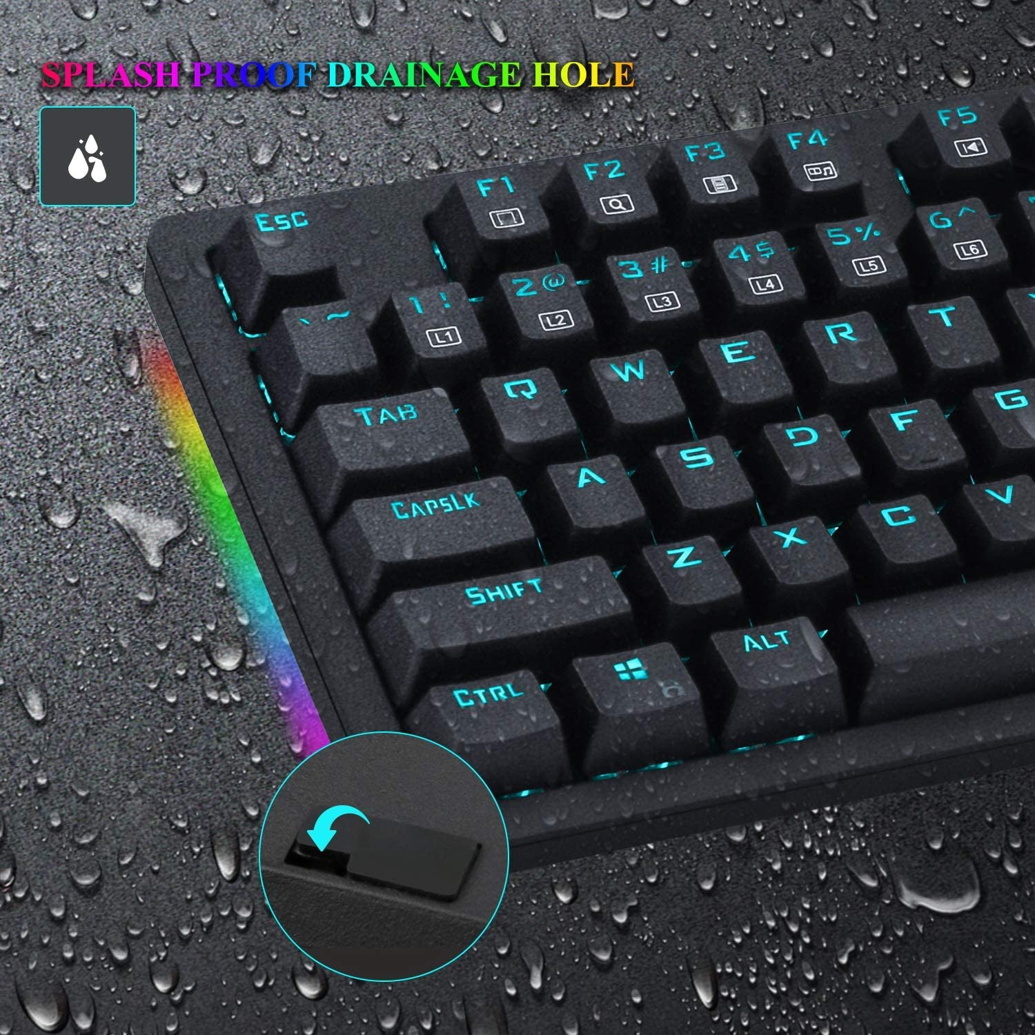 Factory Sale Keyboard Switches Wired Rgb led Backlit Computer Mechanical Gaming Keyboard