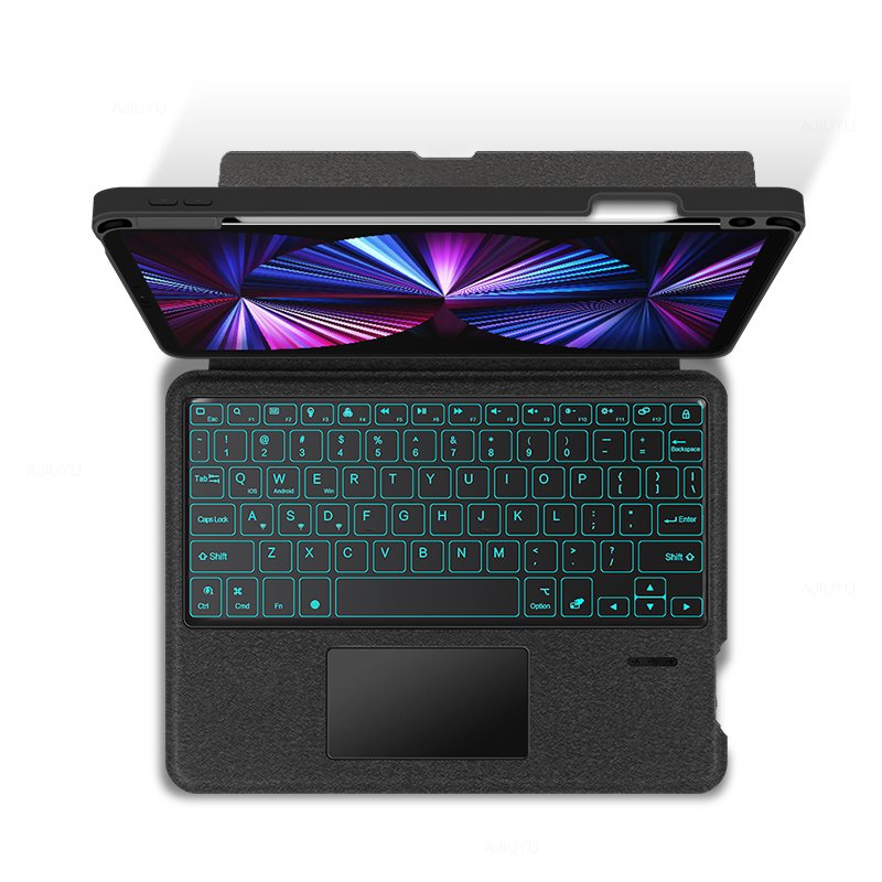 10.2 10.5 11 12.9 Inch Keyboard Tablet Case For iPad Pro 2021 2020 2018 iPad Air 3 4 5
