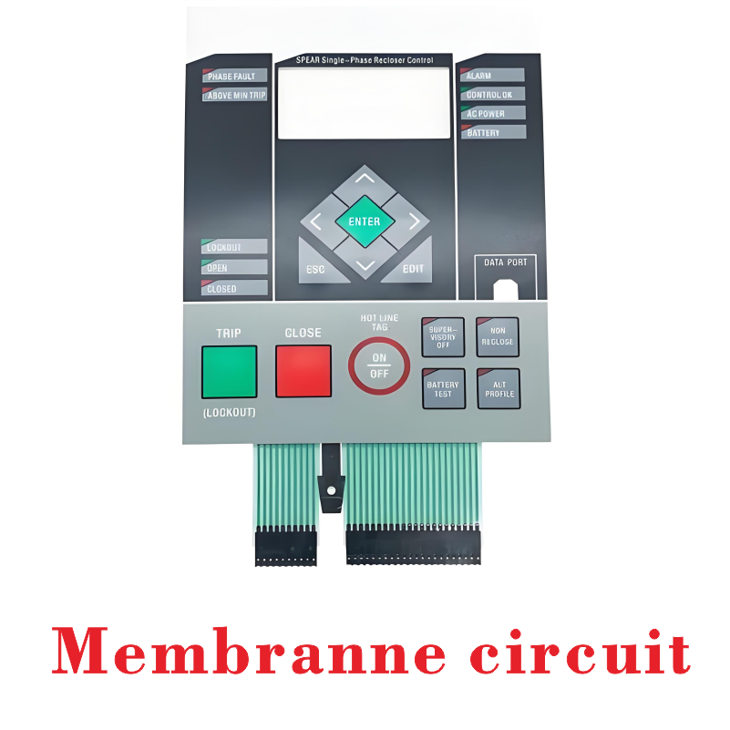 OEM Factory Customized Telecom Power Membrane Switch Customizable Membrane Panel Keyboard Keypad