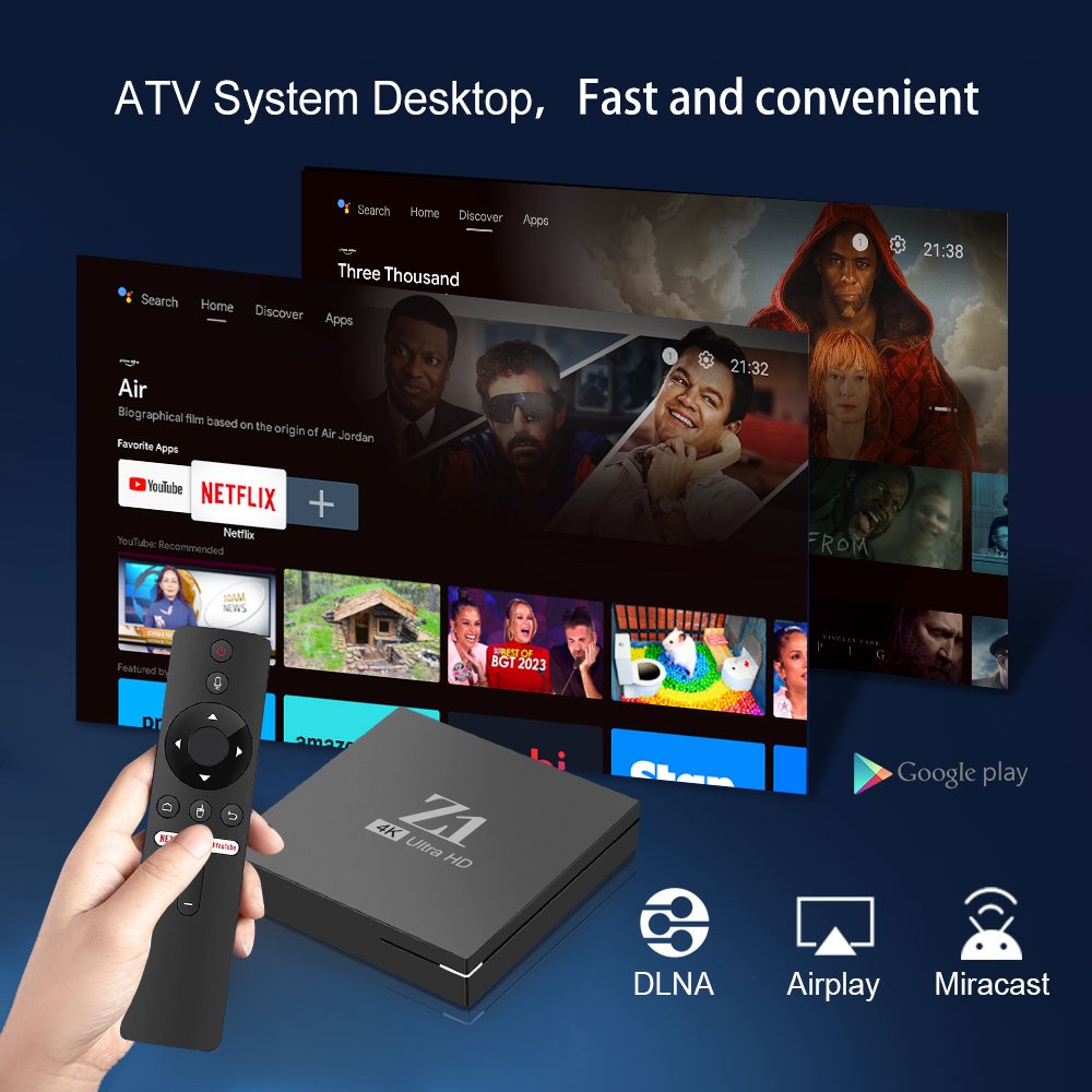 GYS Z1 Hot-selling New Model Android 10 0 Smart Box Allwinner H313 2+16G ATV Android TV Box support OEM