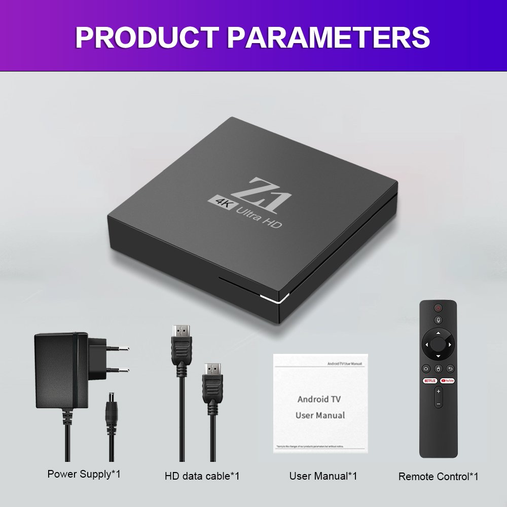 GYS Z1 Hot-selling New Model Android 10 0 Smart Box Allwinner H313 2+16G ATV Android TV Box support OEM