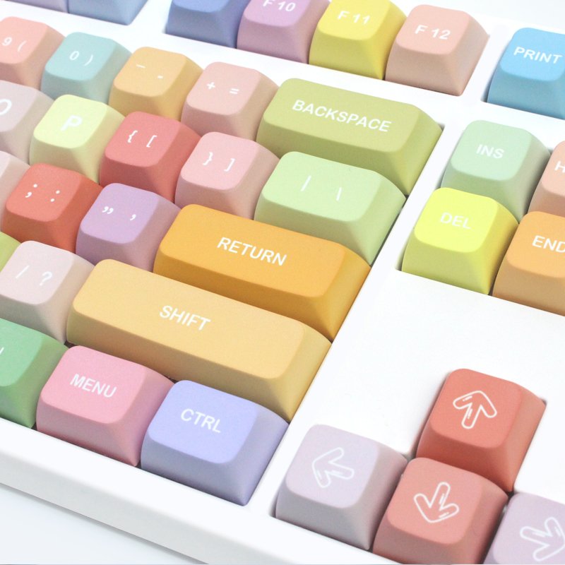 133 keys Gummy Bears PBT XDA Profile Mechanical Keyboard DIY Keycaps Set for MX switch