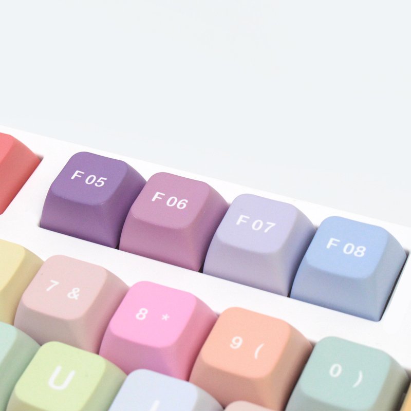133 keys Gummy Bears PBT XDA Profile Mechanical Keyboard DIY Keycaps Set for MX switch
