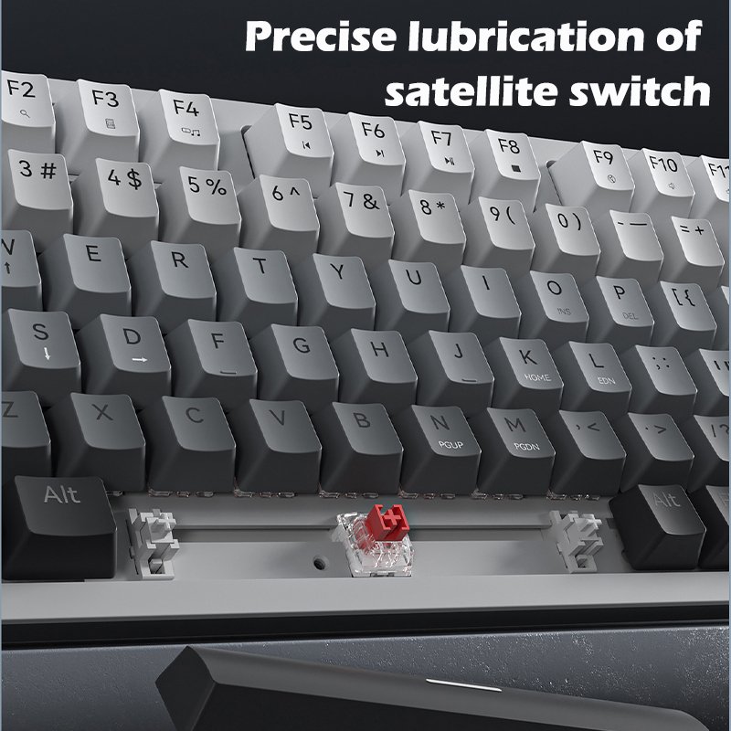 90% Keyboard 94 Keys Hot Swappable Blue Red Switch PBT Keycaps Computer Gaming USB Wired Mechanical Keyboard for call of duty