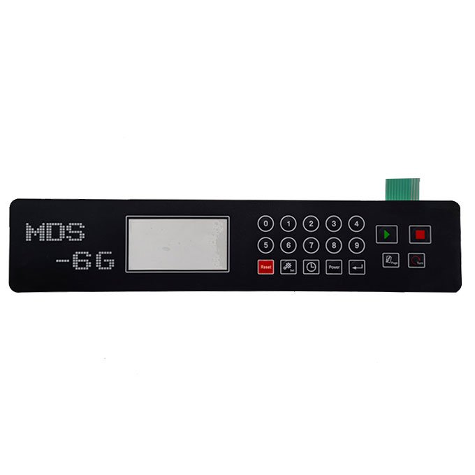 CNC System Electromechanical Cabinet Control Membrane Switch PVC Panel with Operating Stickers Electronic Keyboard Keypad