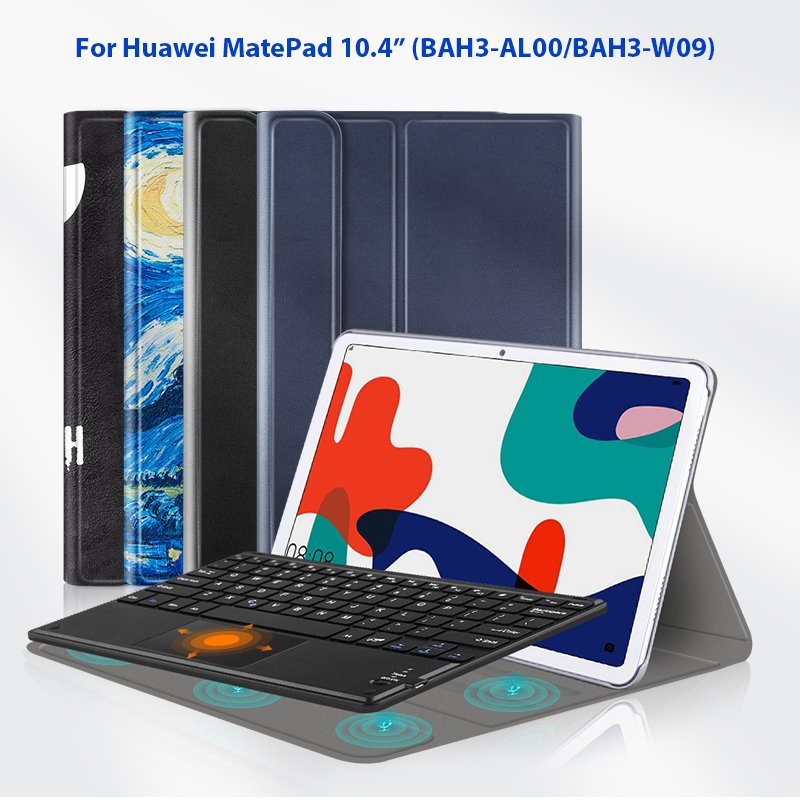 Touchpad Keyboard case for Huawei MatePad 10.4 2020 Wireless keyboard leather Case Cover