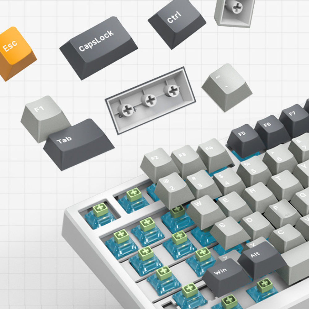 XINMENG X98 Hot Sale customized three-mode Bluetooth mechanical keyboard Gasket structure game full key hot-swap axis wireless