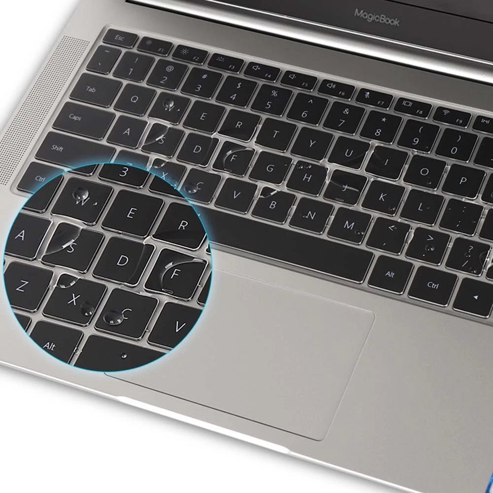 Transparent Silicone Case for Huawei Protective Film for MateBook 13 Intel / MateBook 13 AMD 2020 Us Models