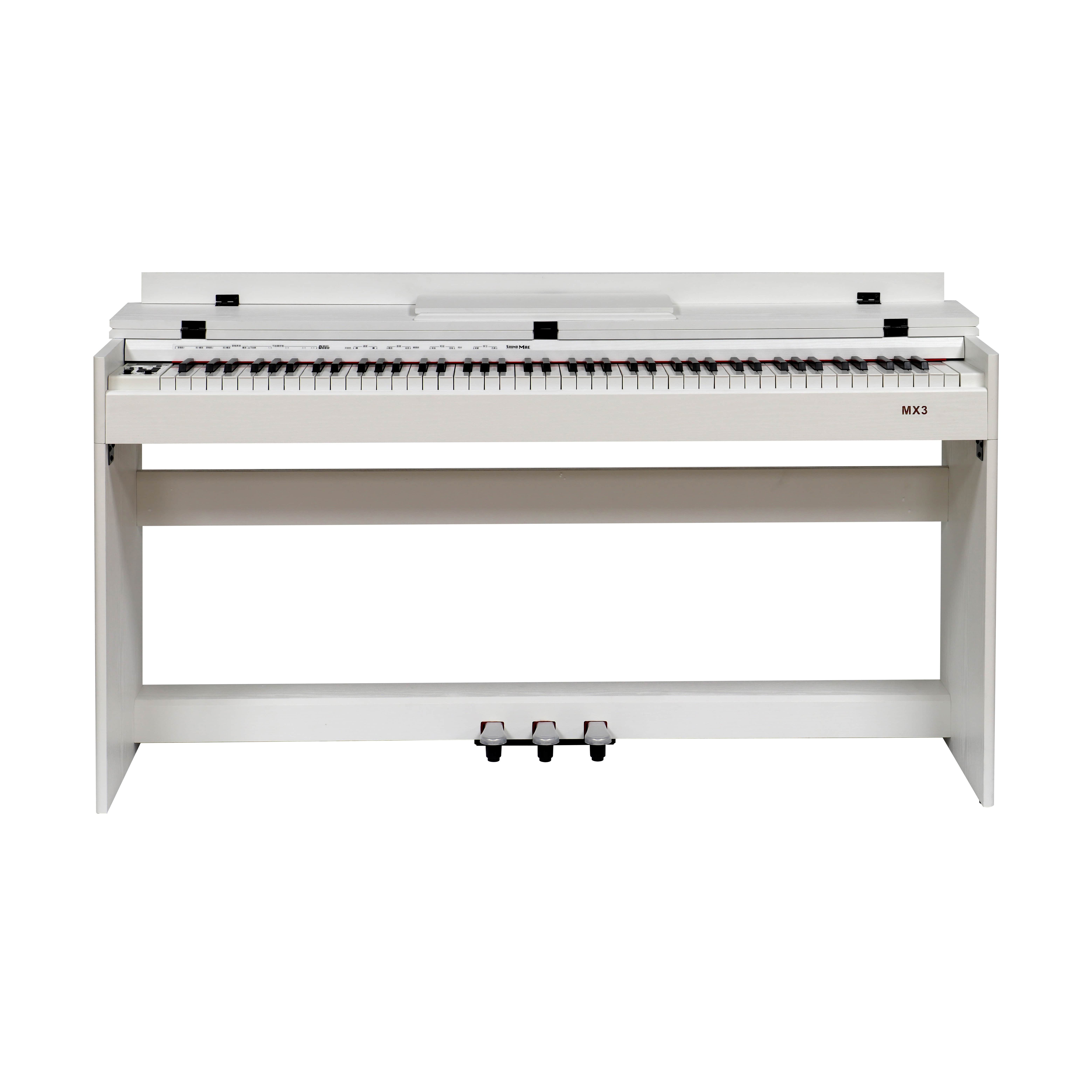 digital piano piano digital organ 88 keys weighted keyboard with dust cover midi control panel with three pedal