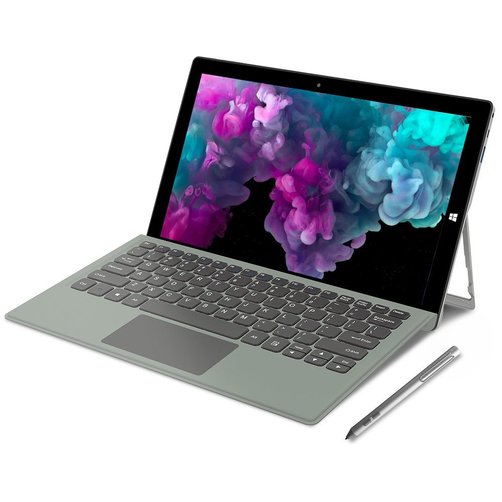 10.1 Inch WIN Surface Tablet PC of Quad core N3350 4GB RAM 64GB 128GB 2 In 1 detachable Win10 Tablets with Keyboard