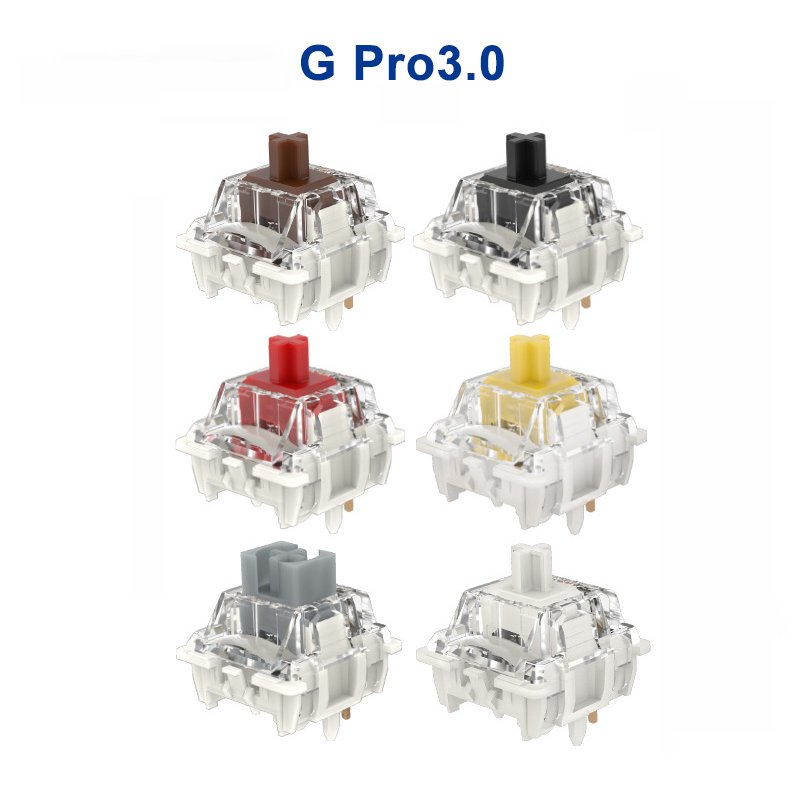 Gateron G Pro 3.0 Mechanical Switch Transparency Cover Tactile Linear DIY Keyboard Gateron Switches