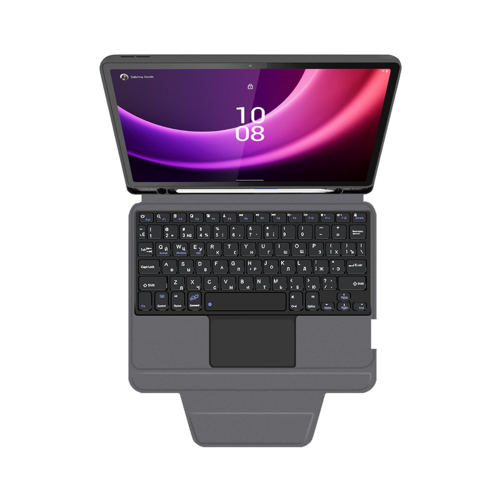 Smart Russian Language Magic Trackpad Keyboard Case For Lenovo tab P11 TB J606F