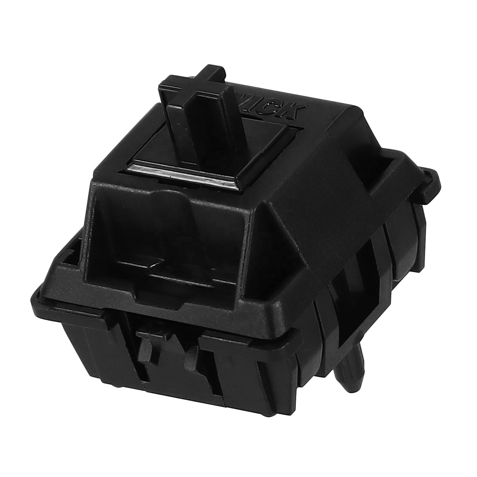 JWICK JWK Ultimate Black Linear Switch 5 Pins Keyswitches 58.5g with Full Nylon Housing JWK Keyboard Switches