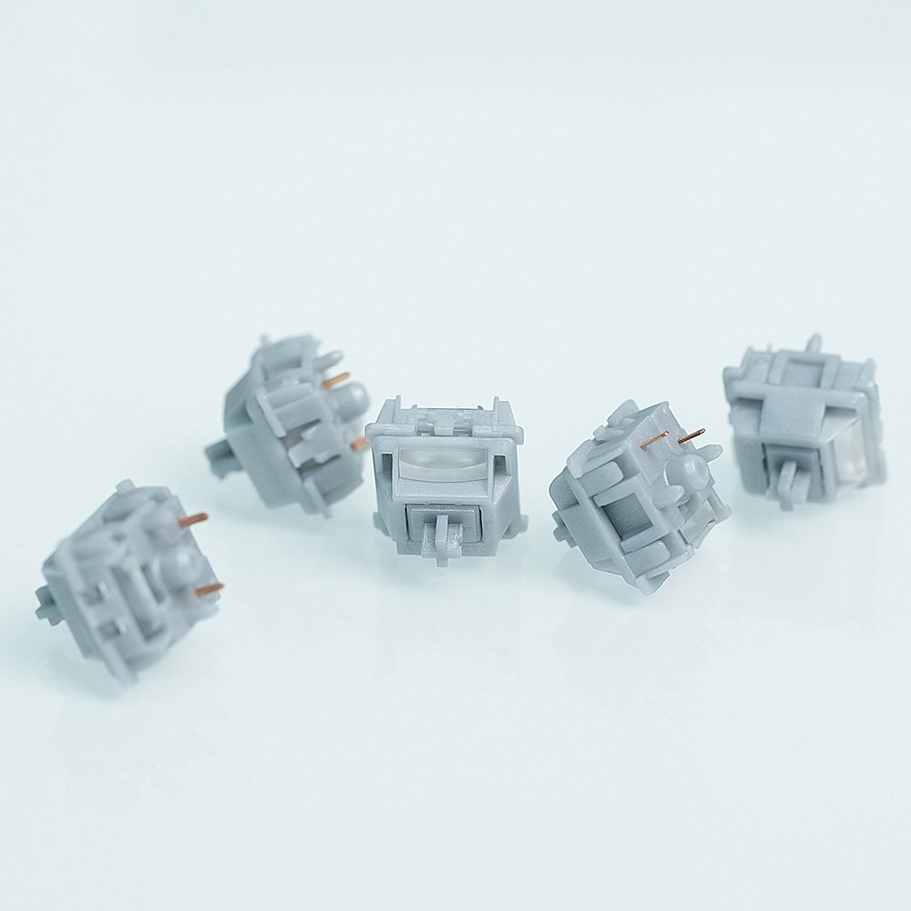 GATERON Milkshake Silver Switches Pom Material Mahjong Sound Gaming Mechanical Keyboard Switch