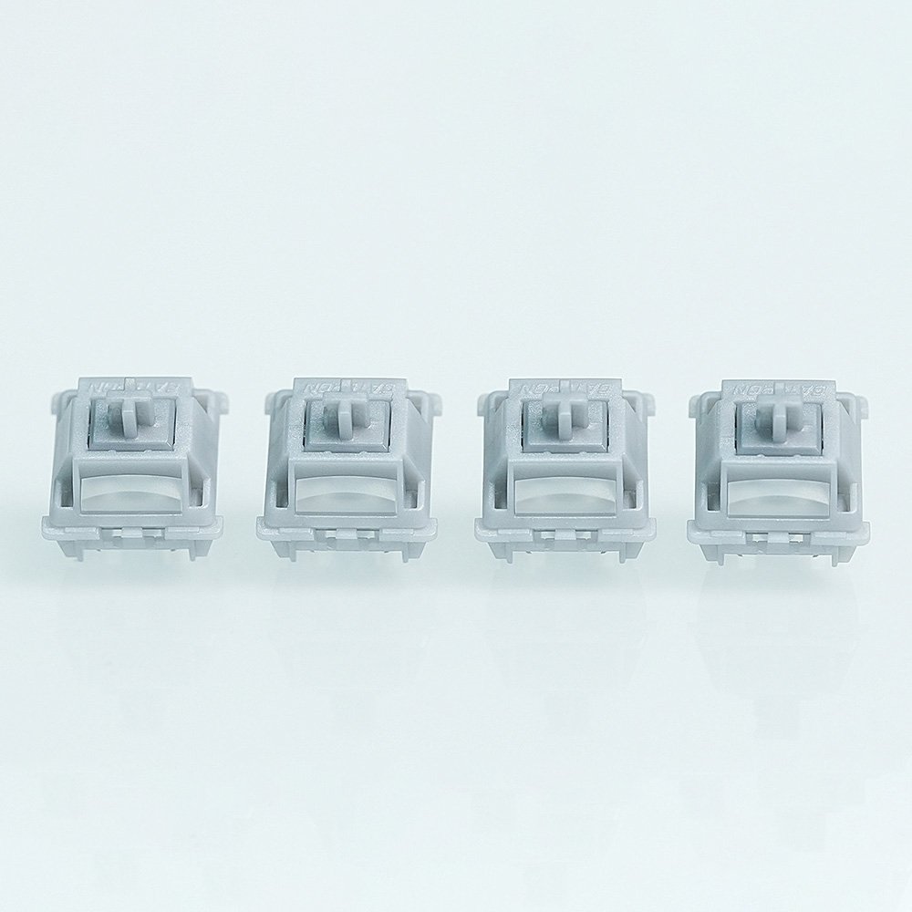 GATERON Milkshake Silver Switches Pom Material Mahjong Sound Gaming Mechanical Keyboard Switch