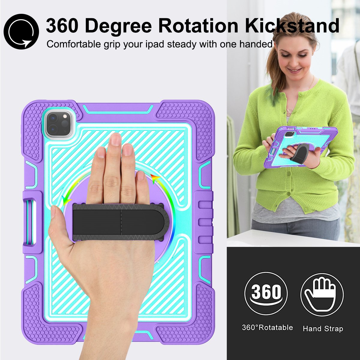 Military Grade Heavy Duty Silicone Tablet PC Case for iPad Air 5 Case tablet cover for ipad air 4 10.9 cover