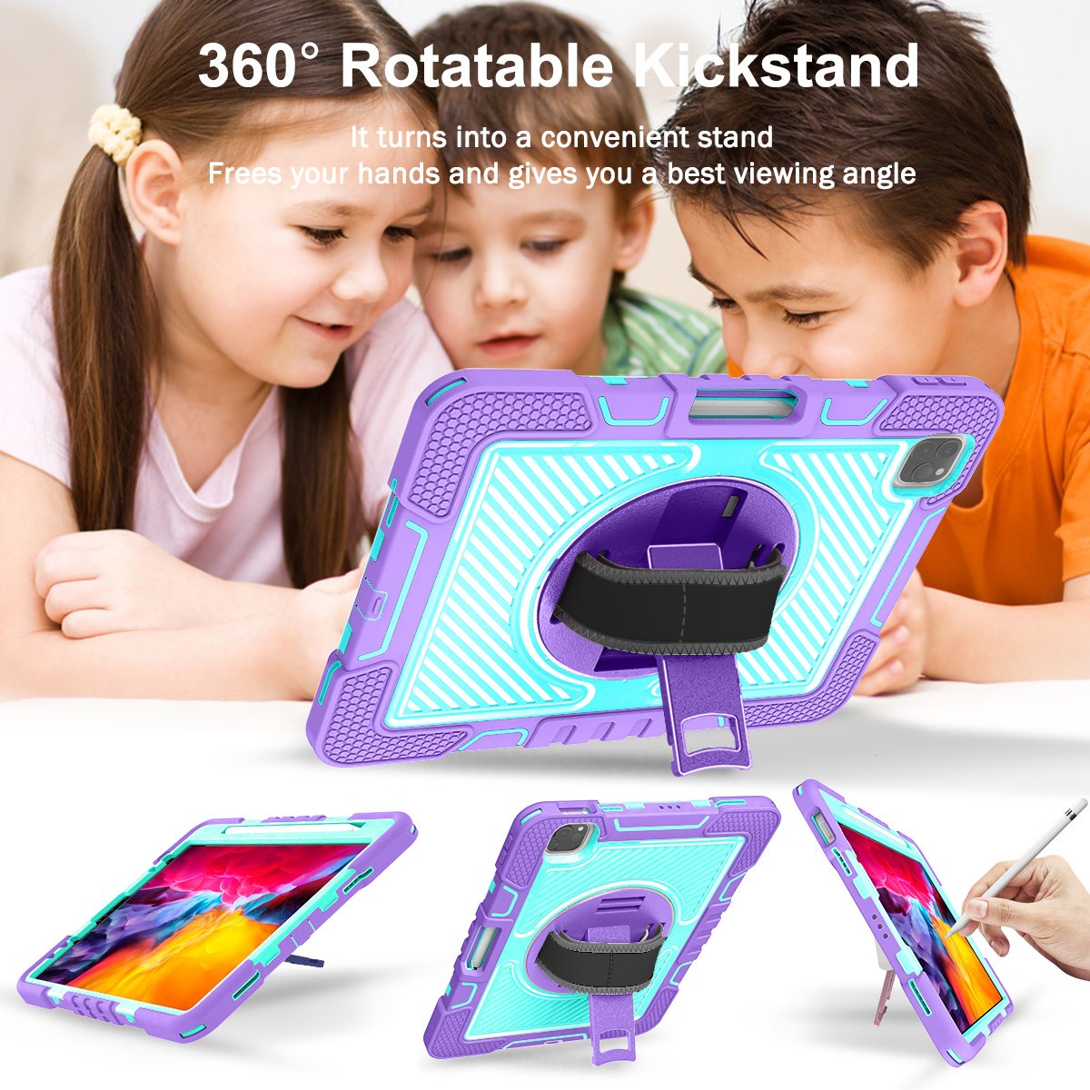 Military Grade Heavy Duty Silicone Tablet PC Case for iPad Air 5 Case tablet cover for ipad air 4 10.9 cover