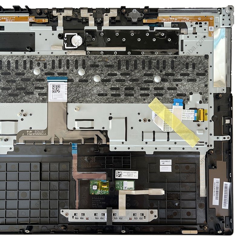 Original UR Ukrainian Black Grey Keyboard Upper Case Palmrest Shell Cover For Lenovo Legion Y730 17 17ICH 5CB0S57358