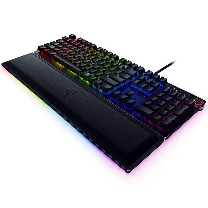 Razer Huntsman V2 ANALOG Electronics Keyboard Wired Mechanical Keyboard Gaming Full Size Optical Switch RGB Keyboards for Gaming