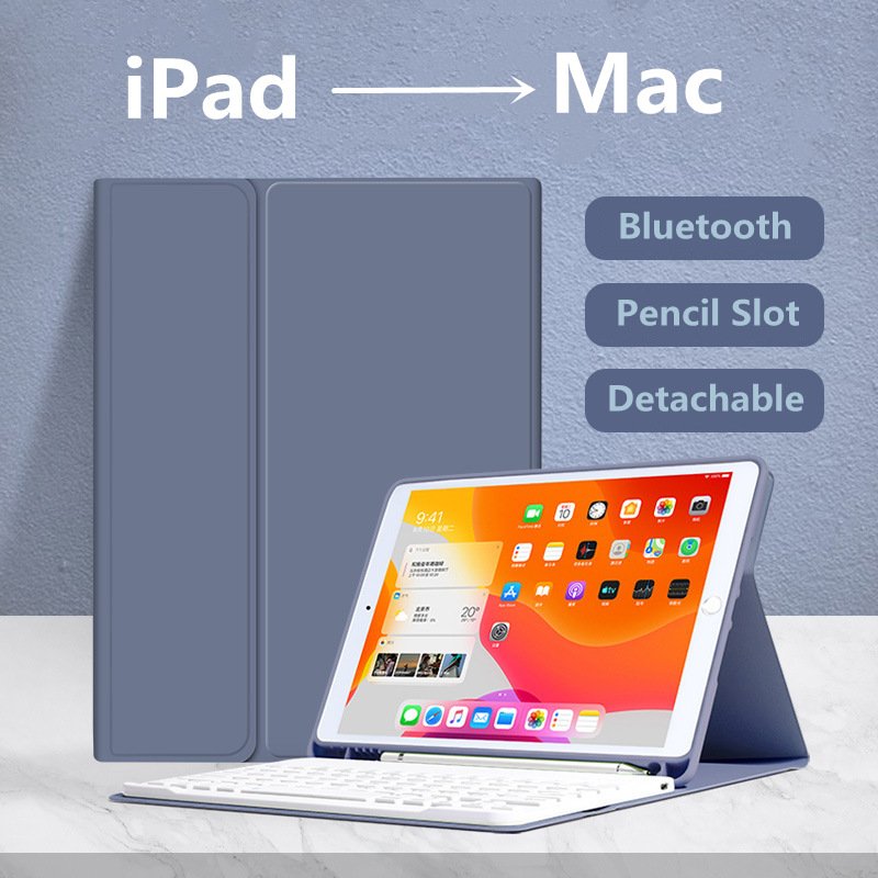 2021 iPad 9th Generation 10.2 Inch Tablet Case with Keyboard and Touchpad Compatible with iPad 8th & 7th Gen