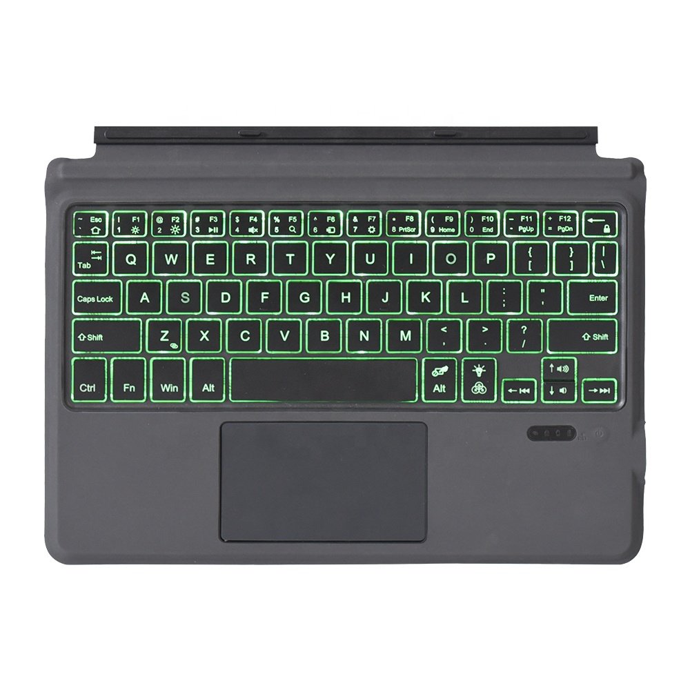 7 Colors Backlit Touchpad Magnetic Wireless Keyboard for Microsoft Surface Go/ GO2