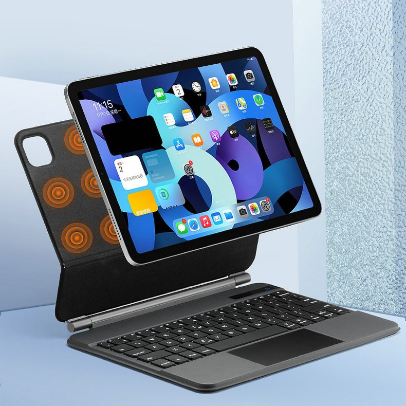 backlight portable touchpad mouse wireless bt keyboard cover keyboard wireless keyboard cover for 9 - 11 inch tablet