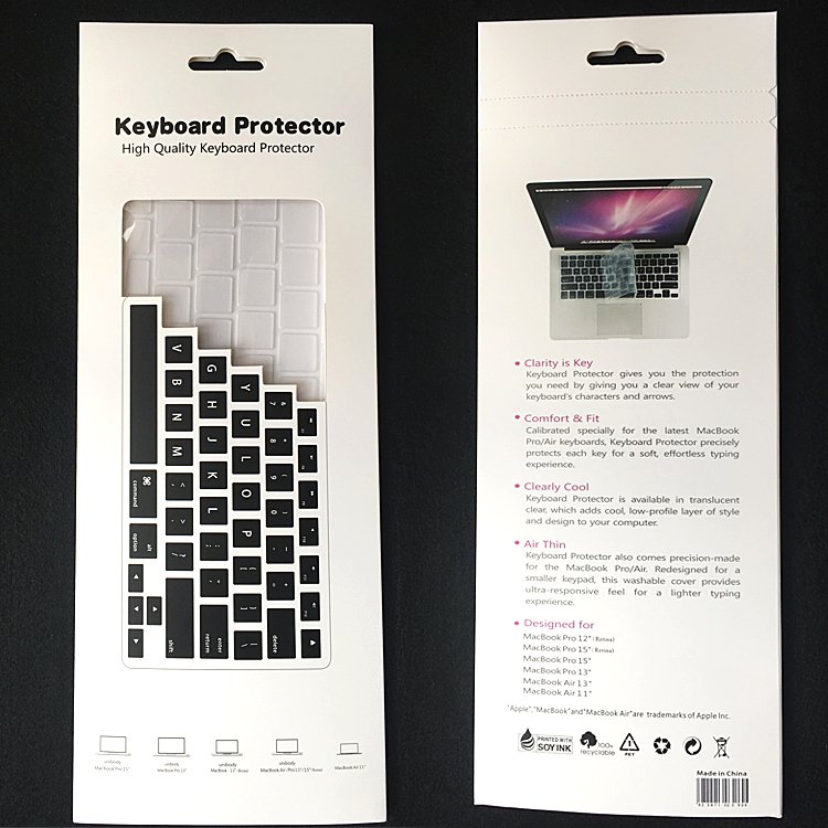 Factory price custom silicone TPU keyboard cover for Surface 8 pro 8 low MOQ