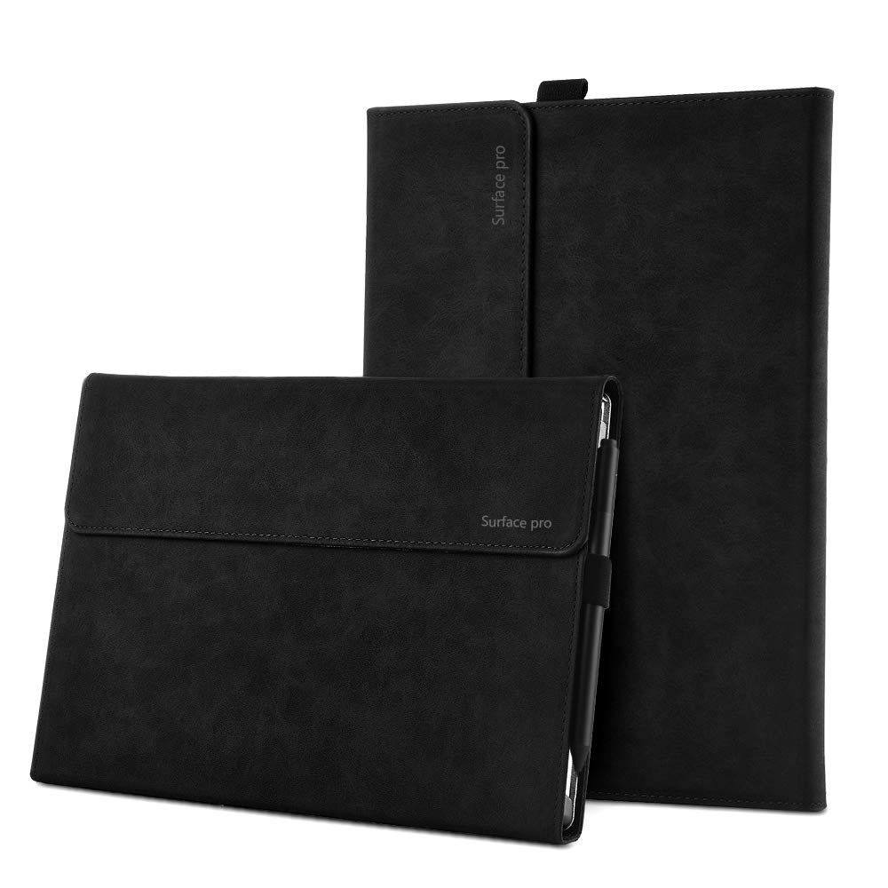 13 inch Keyboard Case for Surface Pro 9 Case High Quality Pu Stitched Leather Tablet PC Cover for Microsoft Surface Pro 9 2022
